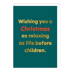 Before Children Christmas Card Christmas