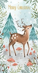 Deer Money Wallet Christmas Card Christmas