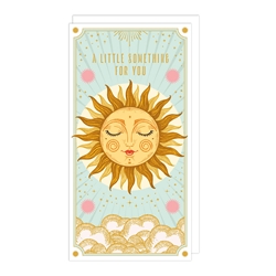Little Something Sun Money Wallet Blank Card 