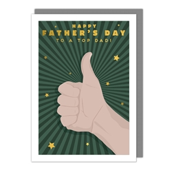 Top Dog Fathers Day Card 