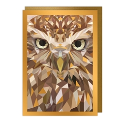 Owl Head Blank Card 