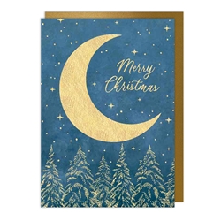 Christmas Moon Christmas Card Christmas