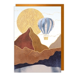 Air Balloon Blank Card 