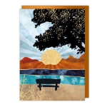 Bench Sun Blank Card 
