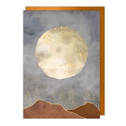 Moon Forest Blank Card 