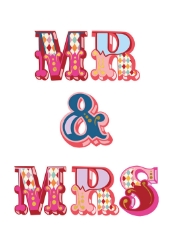 Mr & Mrs Wedding Card
