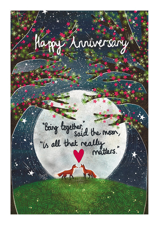 Being Together Anniversary Card