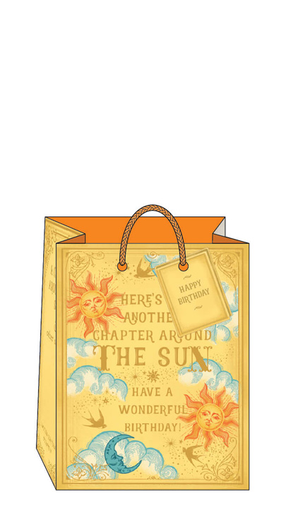 Sun Book Medium Gift Bag