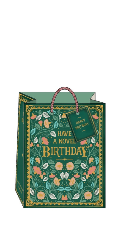 Novel Book Medium Gift Bag