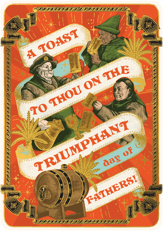 A Toast Father's Day Card