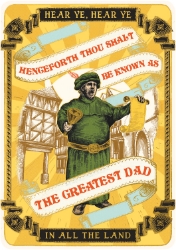 Greatest Dad Fathers Day Card
