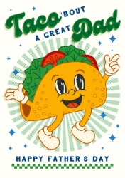 Taco Bout Dad Fathers Day Card