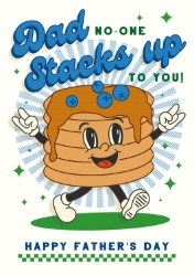 Stacks Up Fathers Day Card