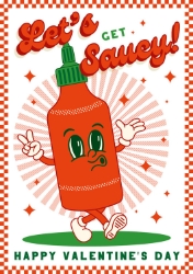 Get Saucy Valentines Day Card