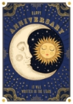 Moon Star Anniversary Card