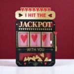 Diecut Jackpot Love Card