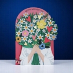 Diecut Bouquet Mother's Day Card