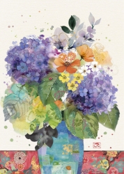 Hydrangeas Blank Card
