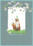 Party Fox Birthday Card