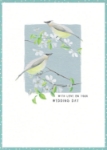Wed Day Birds Wedding Card