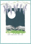 Moon Badgers Anniversary Card