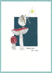 Hedgehog Thinking Of You Card