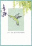 Hummingbird Birthday Card