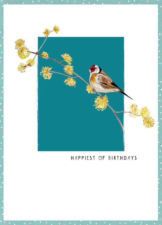 Bird Branch Birthday Card