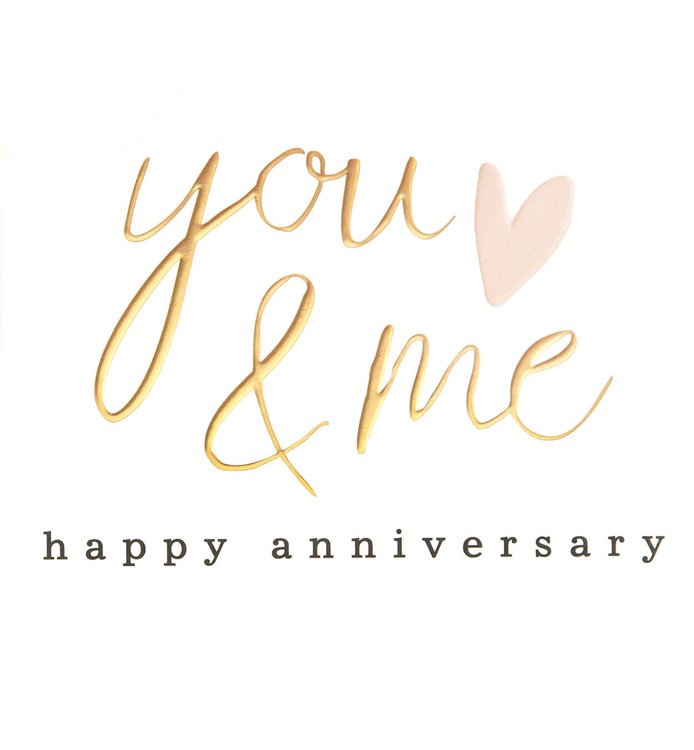 You & Me Engagement Card