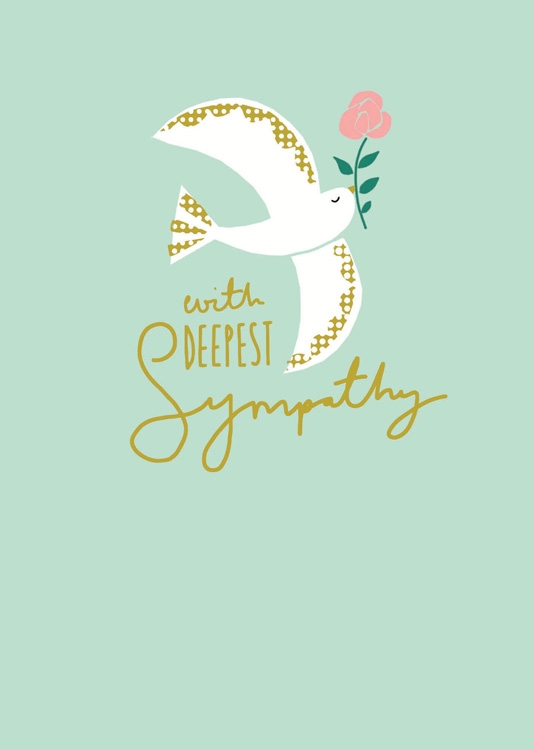 Dove Sympathy Card