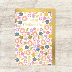 Multi Flowers Mothers Day Card