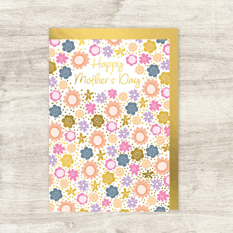 Multi Flowers Mother's Day Card