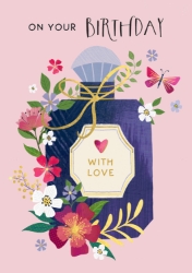 Perfume Birthday Card