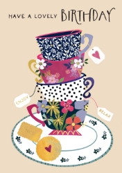 Teacup Birthday Card