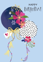 Balloons Birthday Card