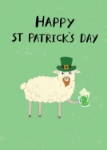 Sheep St. Patrick's Day Card