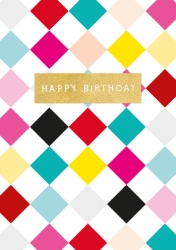 Diamonds Birthday Card