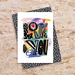 Love You Heart Love Card