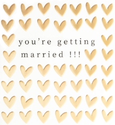Getting Married Engagement Card