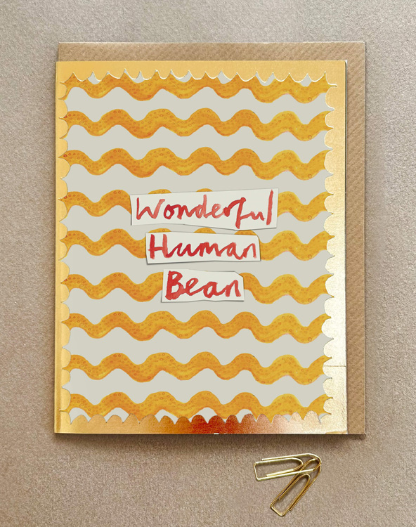 Human Bean Friendship Card