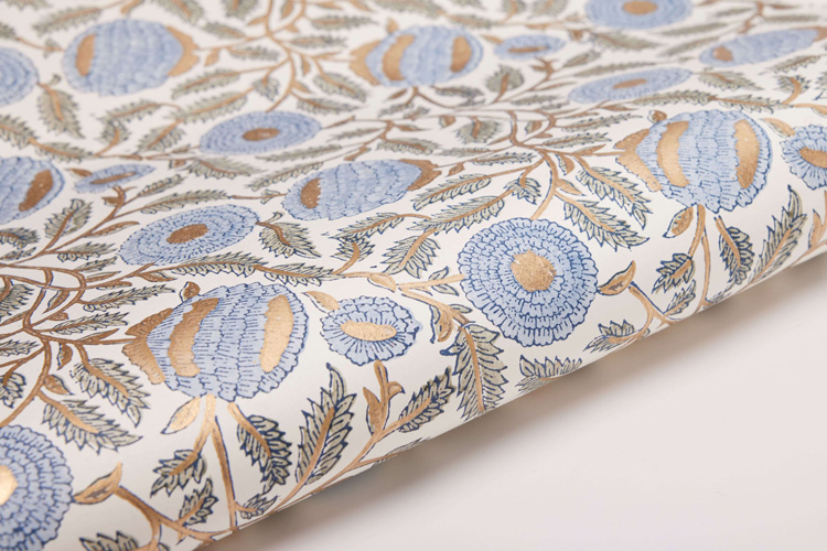 Handmade Mari Blue Sheet Wrap