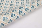 Handmade Trellis Indigo Sheet Wrap