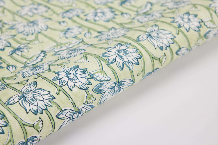 Handmade Lotus Indigo Sheet Wrap