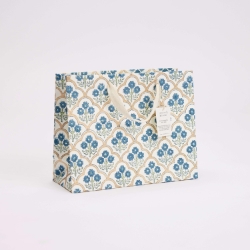 Indigo Trellis Medium Gift Bag