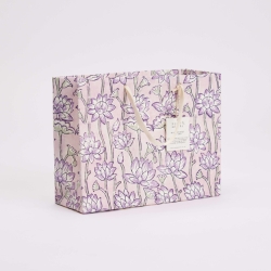 Lavender Lotus Medium Gift Bag