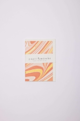 Waves Coral Blank Card