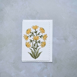 Champaca Saffron Blank Card
