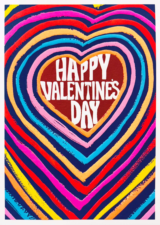 Multi Heart Valentine's Day Card