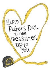 Measuring Tape Fathers Day Card