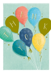 Balloons Thank You Card
